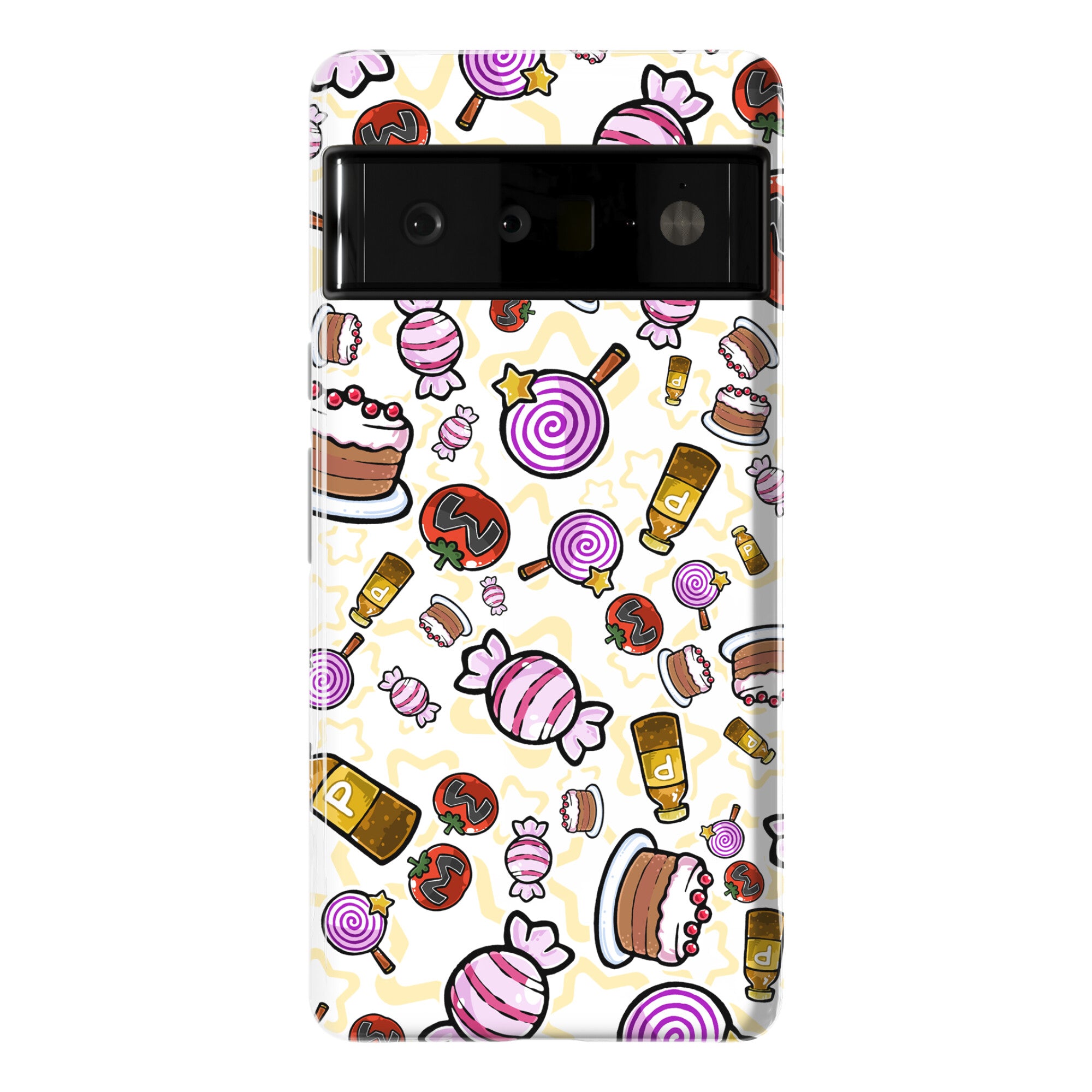 Kirby Munchies Pattern Phone Case
